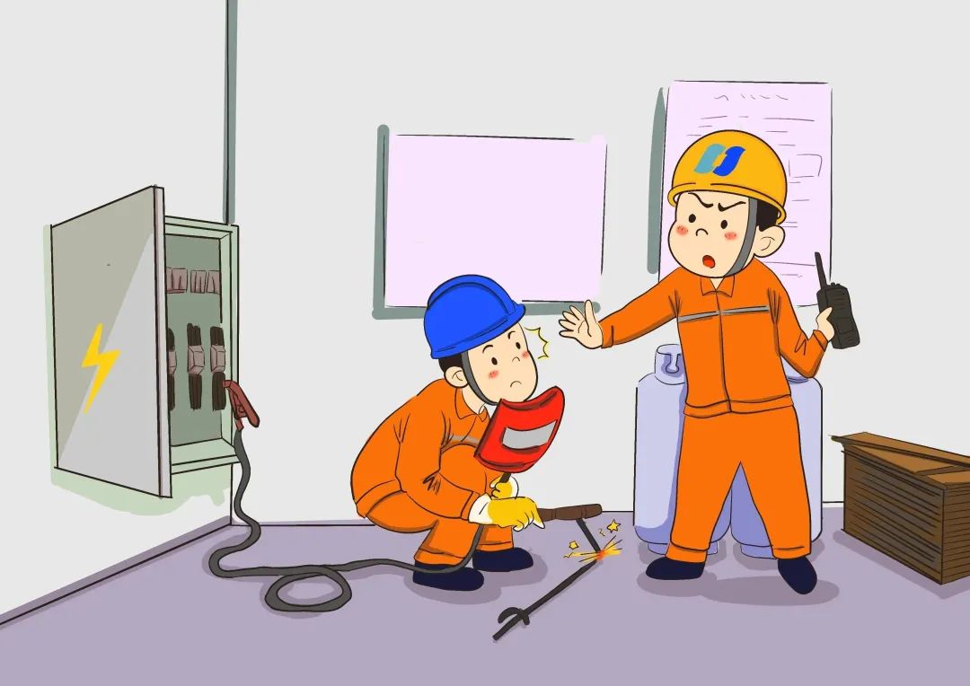 嚴禁在易燃易爆區域無專職監護人員進行動火作業