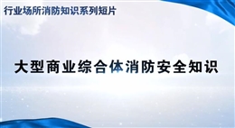行業(yè)場(chǎng)所消防知識(shí)短片——大型商業(yè)綜合體
