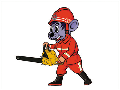 邯鄲自創(chuàng)消防12生肖各展其能