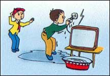 小學生用電安全漫畫