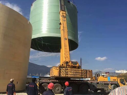 河北玻璃鋼罐施工現(xiàn)場